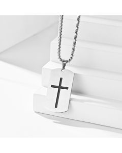 Stainless Steel Crusader Necklace