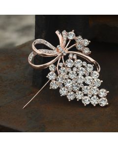 Women's Diamond Grape Brooch