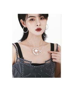 Simple Retro Temperament Necklace Autumn New Trendy Personality Sweater Chain