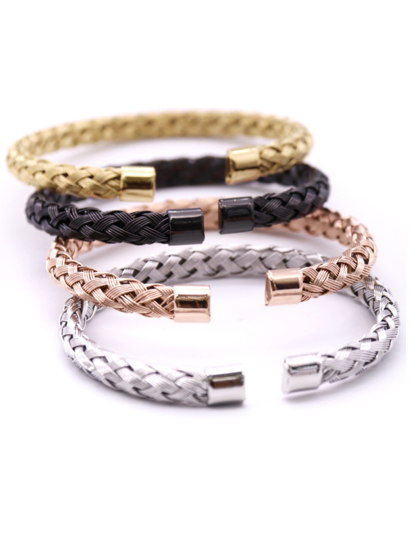 Titanium steel Jane fashion C-shaped bracelet