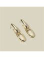 S925 Silver Needle European And American Style Metal Chain Earrings Women