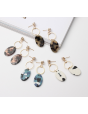 Vintage long diamond earrings