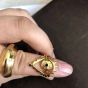 European and American Brass Gold-Plated Ring Women's