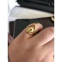 European and American Brass Gold-Plated Ring Women's