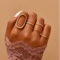 Women's Fashion Ring Alloy Ring All-match